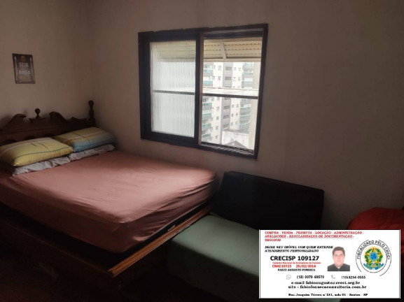 Imagem Apartamento com 2 Quartos à Venda, 53 m² em José Menino - Santos