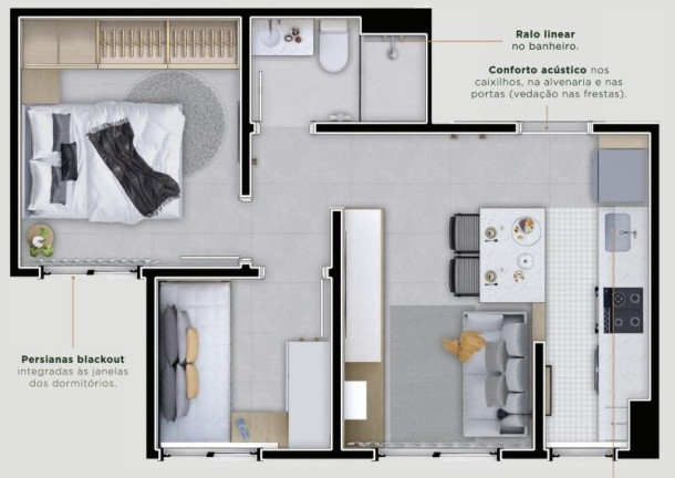 Imagem Apartamento com 2 Quartos à Venda, 35 m² em Jardim Bela Vista - Santo André Imagem Apartamento com 2 Quartos à Venda, 35 m² em Jardim Bela Vista - Santo André