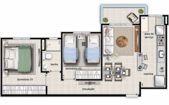 Imagem Imóvel com 2 Quartos à Venda, 54 m² em Parque São Sebastião - Ribeirão Preto Imagem Imóvel com 2 Quartos à Venda, 54 m² em Parque São Sebastião - Ribeirão Preto