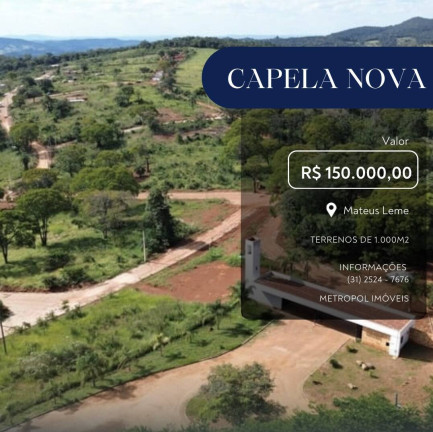 Imagem Terreno à Venda, 1.000 m² em Mateus Leme Imagem Terreno à Venda, 1.000 m² em Mateus Leme