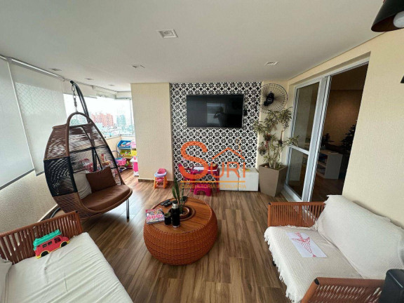 Apartamento com 3 Quartos à Venda, 126 m² em Vila Scarpelli - Santo André