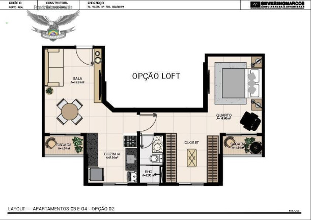 Imagem Apartamento com 3 Quartos à Venda, em Marco - Belém Imagem Apartamento com 3 Quartos à Venda, em Marco - Belém