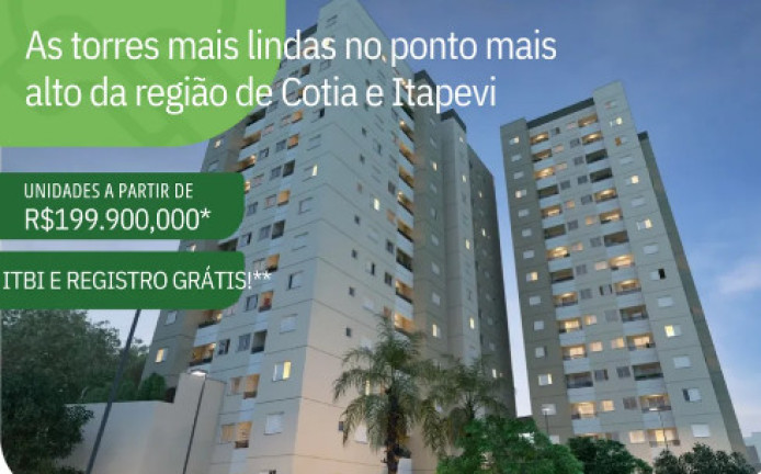 Imagem Apartamento com 2 Quartos à Venda, 45 m² em Jardim Nova Vida - Cotia Imagem Apartamento com 2 Quartos à Venda, 45 m² em Jardim Nova Vida - Cotia