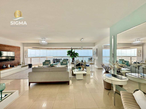 Imagem Cobertura com 6 Quartos à Venda, 450 m² em Jardim Astúrias - Guarujá
