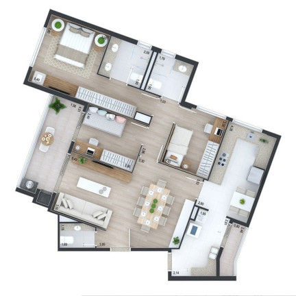 Imagem Apartamento com 3 Quartos à Venda, 105 m² em Juvevê - Curitiba Imagem Apartamento com 3 Quartos à Venda, 105 m² em Juvevê - Curitiba