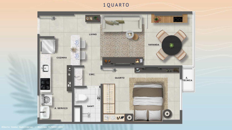 Imagem Apartamento com 2 Quartos à Venda, 58 m² em Jaguaribe - Salvador