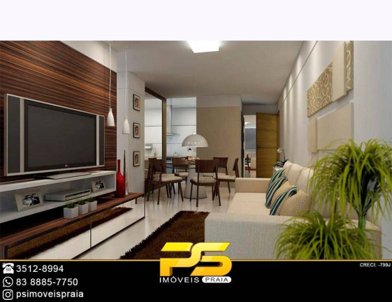 Imagem Apartamento com 3 Quartos à Venda, 79 m² em Jardim Cidade Universitária - João Pessoa Imagem Apartamento com 3 Quartos à Venda, 79 m² em Jardim Cidade Universitária - João Pessoa