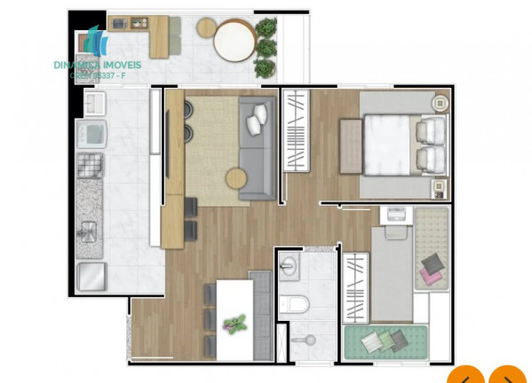 Imagem Apartamento com 2 Quartos à Venda, 60 m² em -- - -- Imagem Apartamento com 2 Quartos à Venda, 60 m² em -- - --