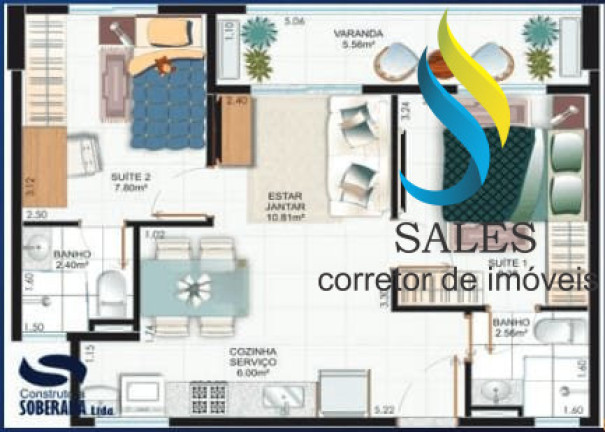 Imagem Apartamento com 2 Quartos à Venda, 50 m² em Parangaba - Fortaleza Imagem Apartamento com 2 Quartos à Venda, 50 m² em Parangaba - Fortaleza