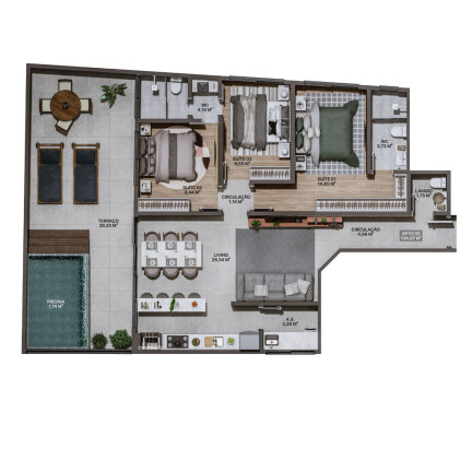 Imagem Apartamento com 3 Quartos à Venda, 92 m² em Praia Brava De Itajaí - Itajaí Imagem Apartamento com 3 Quartos à Venda, 92 m² em Praia Brava De Itajaí - Itajaí