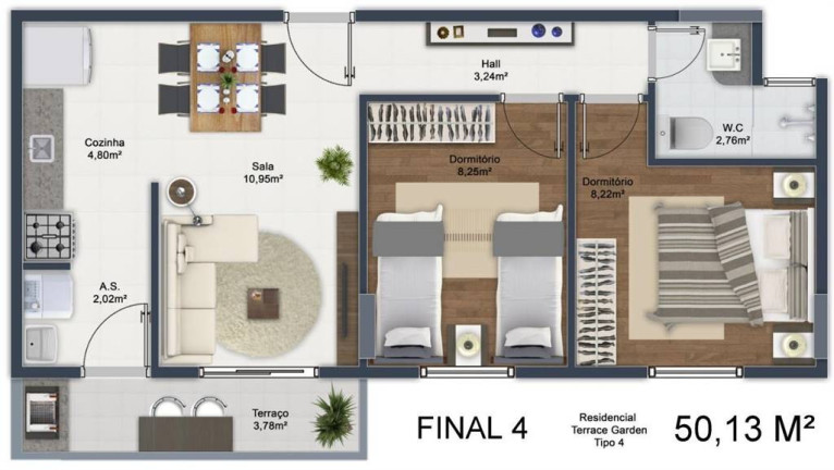 Imagem Apartamento com 2 Quartos à Venda, 50 m² em Mirim - Praia Grande Imagem Apartamento com 2 Quartos à Venda, 50 m² em Mirim - Praia Grande