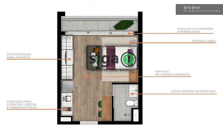 Imagem Apartamento com 1 Quarto à Venda, 29 m² em Vila Mariana - São Paulo Imagem Apartamento com 1 Quarto à Venda, 29 m² em Vila Mariana - São Paulo
