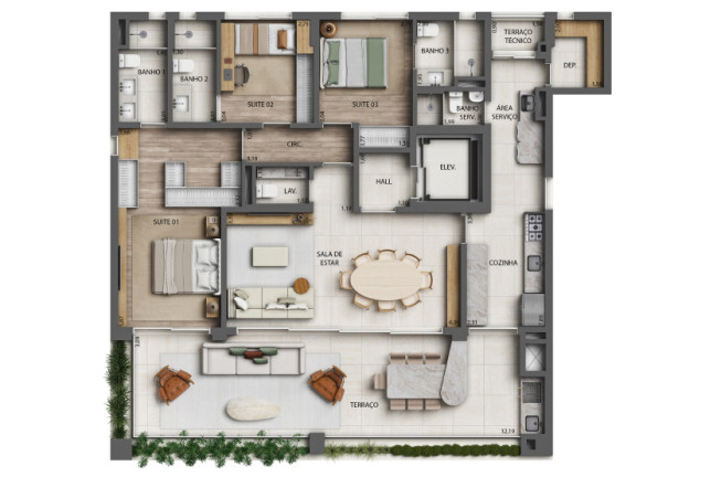 Imagem Cobertura com 3 Quartos à Venda, 392 m² em Moema - São Paulo