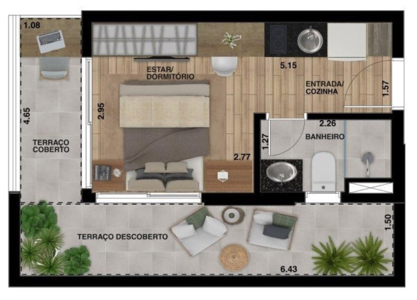 Imagem Imóvel com 1 Quarto à Venda, 20 m² em Paraíso - São Paulo Imagem Imóvel com 1 Quarto à Venda, 20 m² em Paraíso - São Paulo