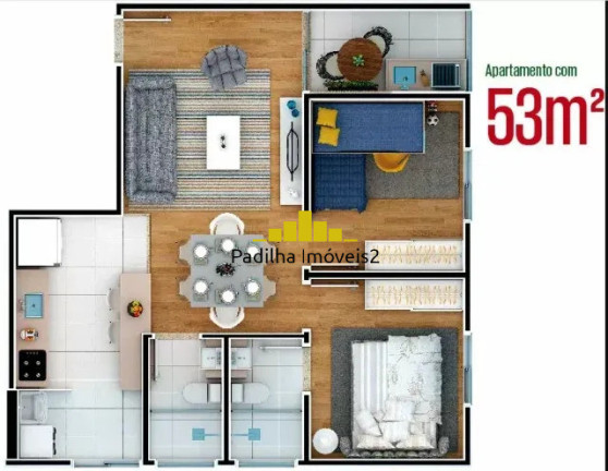 Imagem Apartamento com 2 Quartos à Venda, 53 m² em Jardim Ipê - Sorocaba Imagem Apartamento com 2 Quartos à Venda, 53 m² em Jardim Ipê - Sorocaba