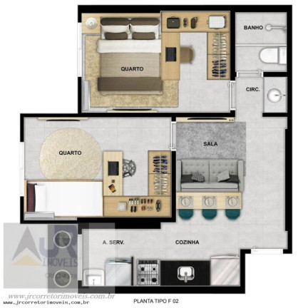 Imagem Imóvel com 2 Quartos à Venda, 38 m² em Praia Itaparica - Vila Velha Imagem Imóvel com 2 Quartos à Venda, 38 m² em Praia Itaparica - Vila Velha
