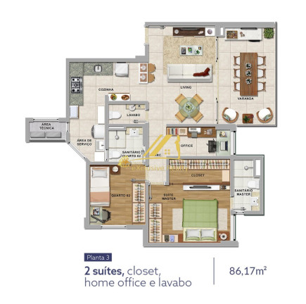 Imagem Imóvel com 3 Quartos à Venda, 86 m² em Graça - Salvador Imagem Imóvel com 3 Quartos à Venda, 86 m² em Graça - Salvador