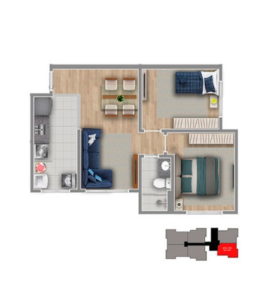 Imagem Apartamento com 2 Quartos à Venda, 48 m² em R$315.000,00 // Novo Horizonte ( Alto Boa Vista ) - Sabará Imagem Apartamento com 2 Quartos à Venda, 48 m² em R$315.000,00 // Novo Horizonte ( Alto Boa Vista ) - Sabará
