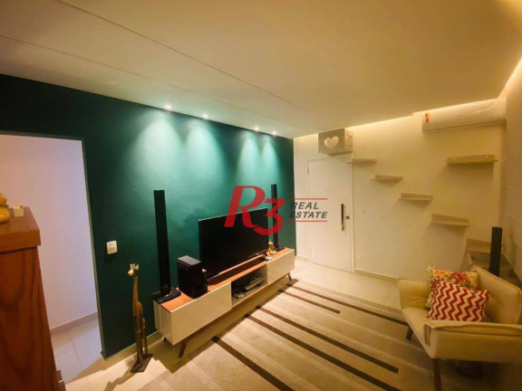 Apartamento com 3 Quartos à Venda, 91 m² em Gonzaga - Santos