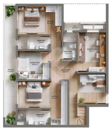 Imagem Apartamento com 2 Quartos à Venda, 74 m² em Vila Operária - Itajaí Imagem Apartamento com 2 Quartos à Venda, 74 m² em Vila Operária - Itajaí