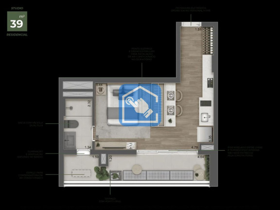 Imagem Apartamento com 1 Quarto à Venda, 37 m² em Butantã - São Paulo Imagem Apartamento com 1 Quarto à Venda, 37 m² em Butantã - São Paulo