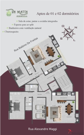 Imagem Apartamento com 1 Quarto à Venda, 59 m² em Centro - Torres