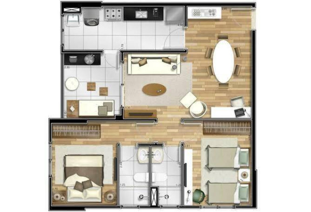 Apartamento com 2 Quartos à Venda, 70 m² em Assunção - São Bernardo Do Campo