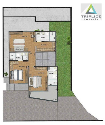 Imagem Casa com 3 Quartos à Venda, 140 m² em Novo Horizonte - Juiz De Fora