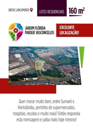 Imagem Terreno à Venda, 160 m² em Chácara Recreio Alvorada - Hortolândia Imagem Terreno à Venda, 160 m² em Chácara Recreio Alvorada - Hortolândia
