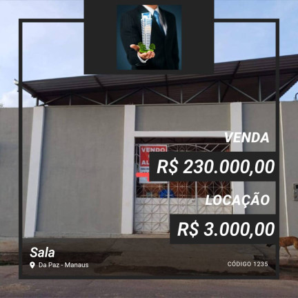 Sala Comercial à Venda, 300 m² em Da Paz - Manaus