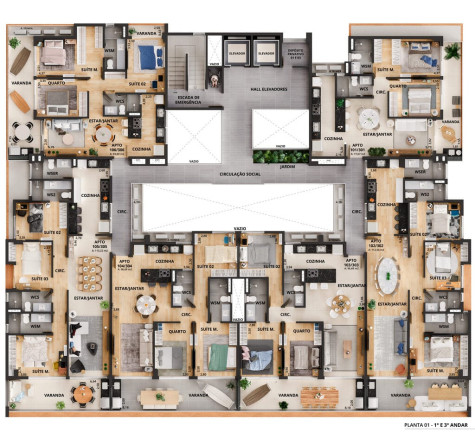 Imagem Apartamento com 3 Quartos à Venda, 93 m² em Intermares - Cabedelo Imagem Apartamento com 3 Quartos à Venda, 93 m² em Intermares - Cabedelo