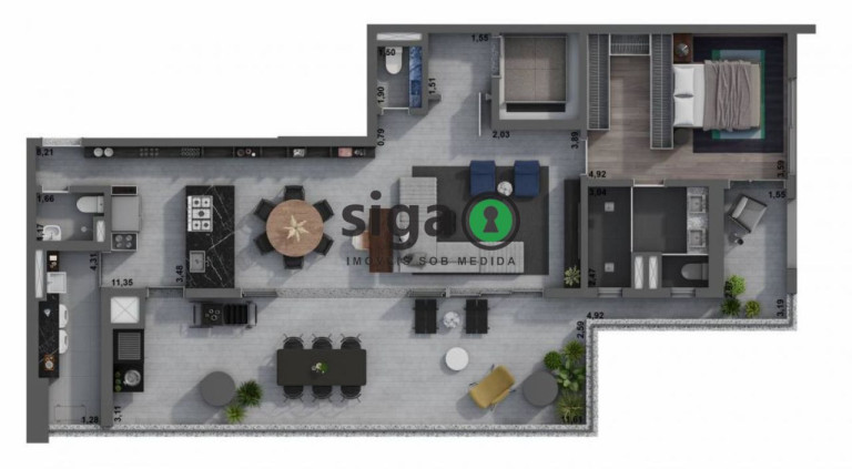 Imagem Apartamento com 2 Quartos à Venda, 151 m² em Pinheiros - São Paulo Imagem Apartamento com 2 Quartos à Venda, 151 m² em Pinheiros - São Paulo