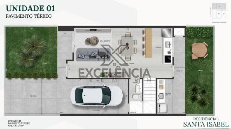 Imagem Sobrado com 3 Quartos à Venda,  em Silveira Da Motta - São José Dos Pinhais