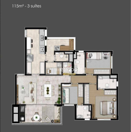 Imagem Apartamento com 3 Quartos à Venda, 115 m² em Sumaré - São Paulo Imagem Apartamento com 3 Quartos à Venda, 115 m² em Sumaré - São Paulo