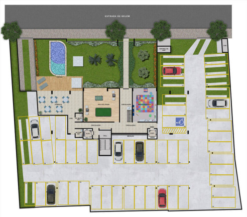 Imagem Apartamento com 3 Quartos à Venda, 52 m² em Encruzilhada - Recife