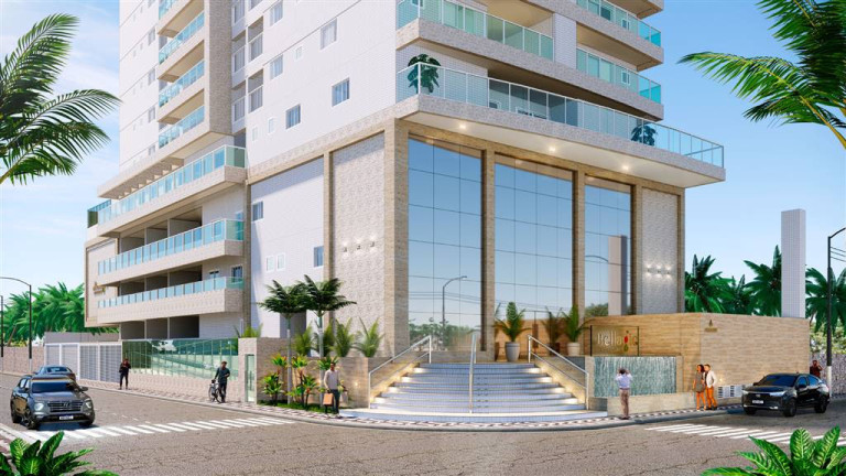 Imagem Apartamento com 2 Quartos à Venda, 80 m² em Guilhermina - Praia Grande