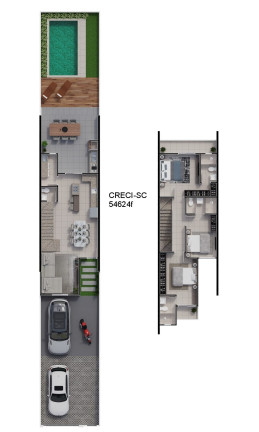 Imagem Sobrado com 3 Quartos à Venda,  em Atiradores - Joinville