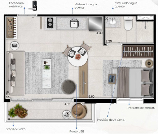 Imagem Apartamento com 1 Quarto à Venda, 28 m² em Jardim Paulista - São Paulo