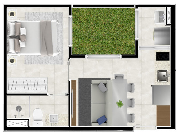Imagem Imóvel com 1 Quarto à Venda, 25 m² em Vila Sônia - São Paulo Imagem Imóvel com 1 Quarto à Venda, 25 m² em Vila Sônia - São Paulo