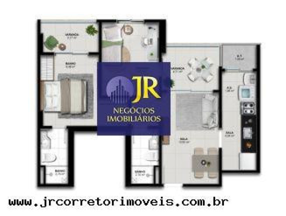 Imagem Apartamento com 2 Quartos à Venda, 60 m² em Jockey De Itaparica - Vila Velha Imagem Apartamento com 2 Quartos à Venda, 60 m² em Jockey De Itaparica - Vila Velha