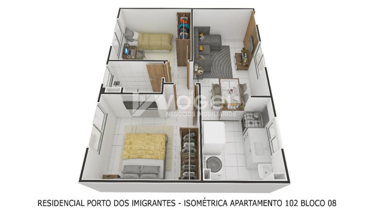 Imagem Apartamento com 2 Quartos à Venda, em Feitoria - Sao Leopoldo Imagem Apartamento com 2 Quartos à Venda, em Feitoria - Sao Leopoldo