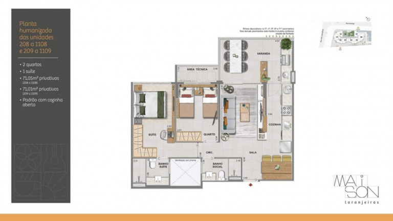 Imagem Imóvel com 2 Quartos à Venda, 71 m² em Laranjeiras - Rio De Janeiro