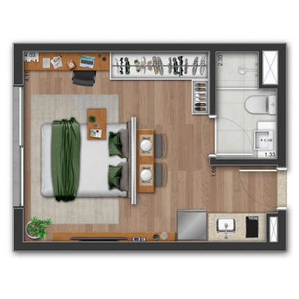 Imagem Studio à Venda, 25 m² em Moema - São Paulo