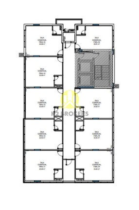 Sala Comercial à Venda, 34 m² em Ecoville - Curitiba