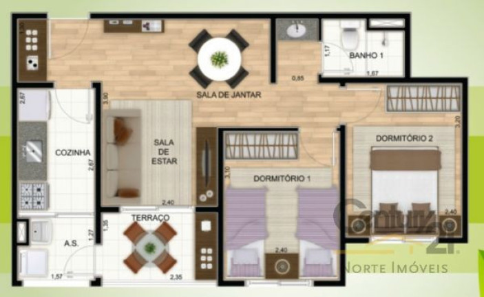 Imagem Apartamento com 2 Quartos à Venda, em Vila Amália - São Paulo Imagem Apartamento com 2 Quartos à Venda, em Vila Amália - São Paulo