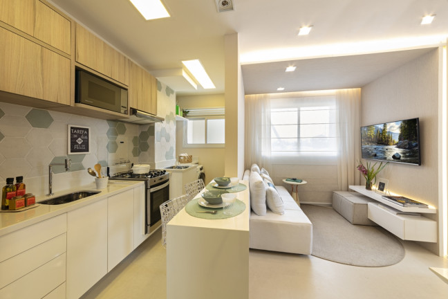 Imagem Apartamento com 2 Quartos à Venda, 45 m² em Areia Branca - Santos