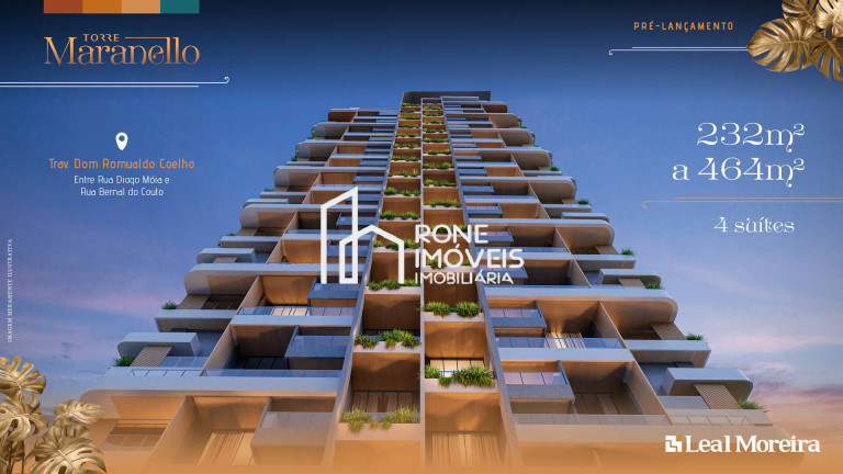 Apartamento com 4 Quartos à Venda, 232 m² em Umarizal - Belém