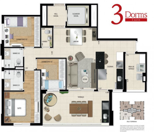 Imagem Apartamento com 3 Quartos à Venda, 105 m² em Tatuapé - São Paulo Imagem Apartamento com 3 Quartos à Venda, 105 m² em Tatuapé - São Paulo