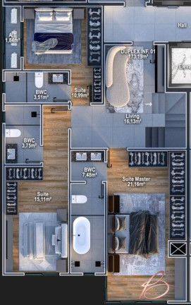 Imagem Apartamento com 3 Quartos à Venda, 89 m² em Centro - Itajaí