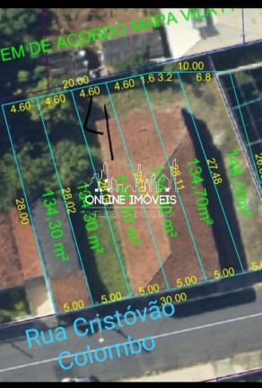 Terreno à Venda, 134 m² em Vila Paraíso - Mogi Guaçu